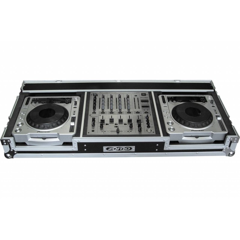 Zomo P-800/12 - Flightcase 2x CDJ-800 + 1x DJM-600/700/800 - argento 0030101670 - vaiconlasigla