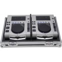 Zomo Flightcase PC-100/2 | 2x Pioneer CDJ-100 - argento 0030101680 - vaiconlasigla