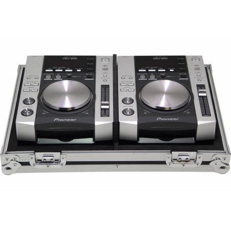 Zomo Flightcase PC-200/2 | 2x Pioneer CDJ-200 - argento 0030101685 - vaiconlasigla