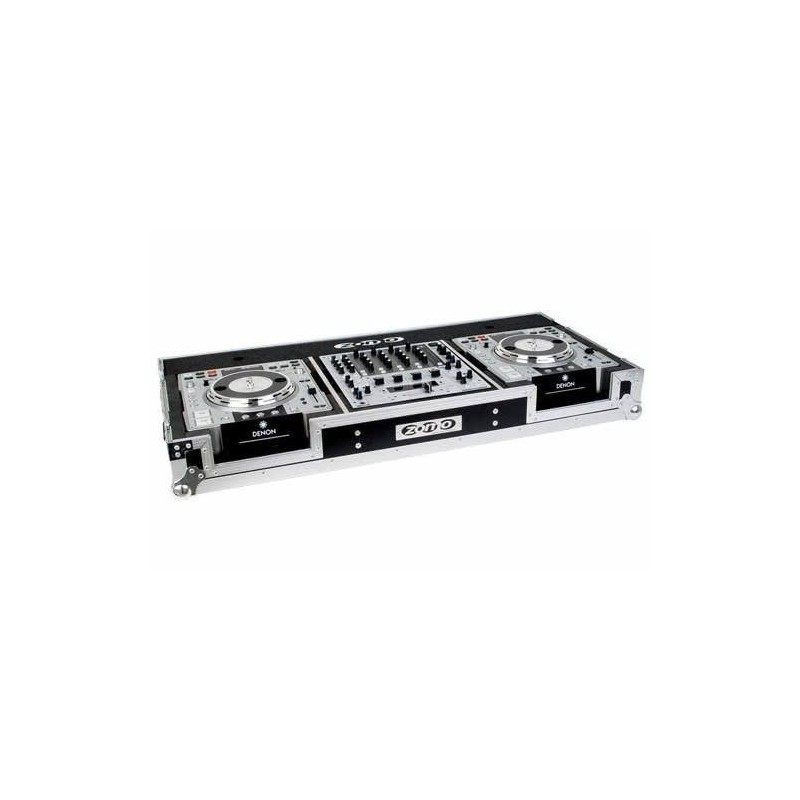 Zomo DN-3500/12 - Flightcase 2x DN-S3500 + 1x 12" Mixer - argento 0030101926 - vai con la sigla