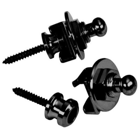 SOUNDSATION COPPIA STRAP LOCK SSL-BK BLACK - vaiconlasigla