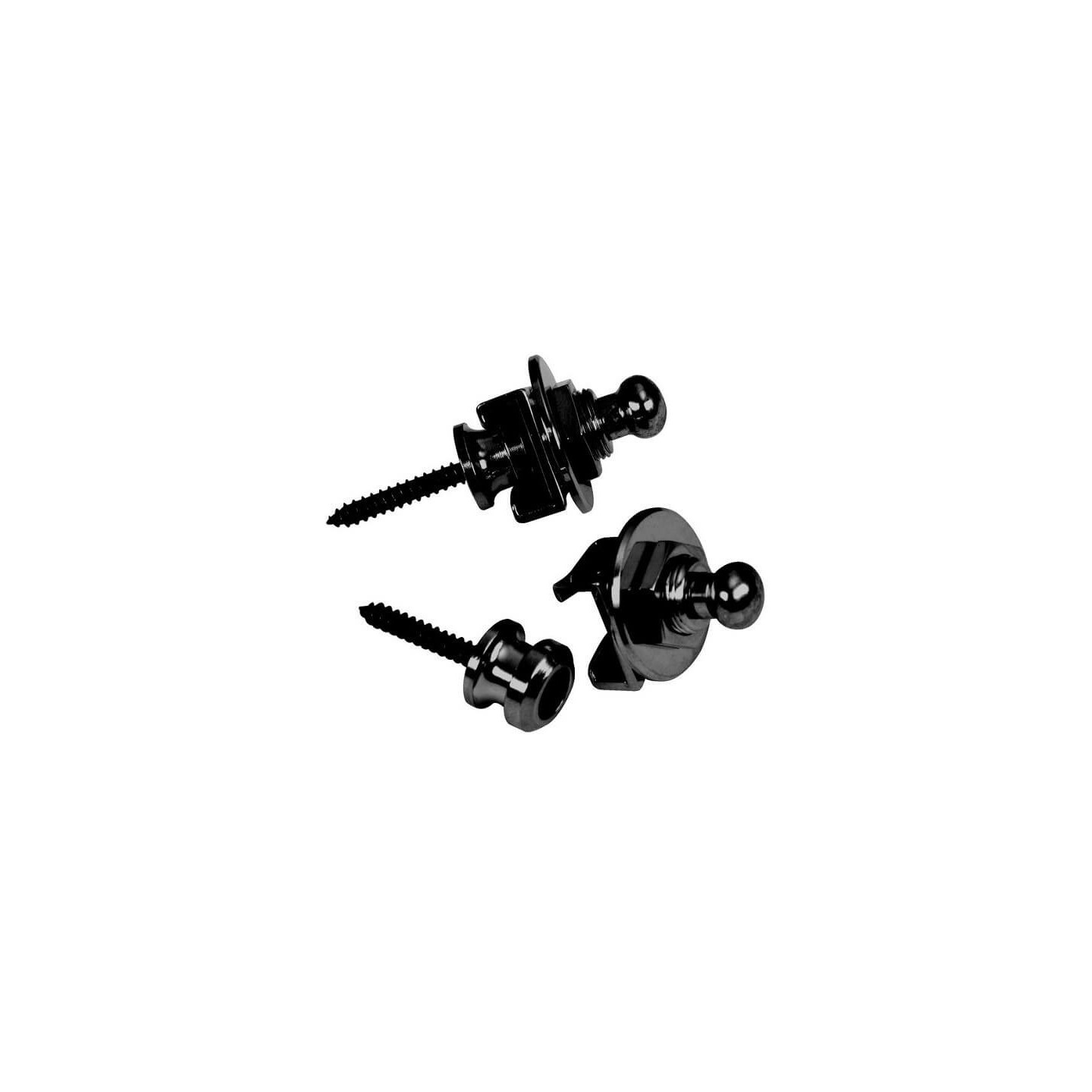 SOUNDSATION COPPIA STRAP LOCK SSL-BK BLACK - vaiconlasigla