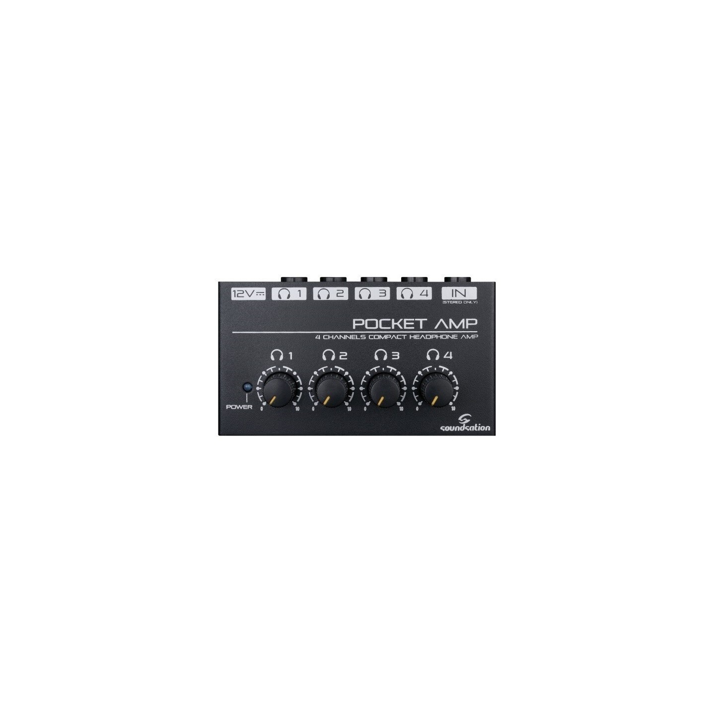 SOUNDSATION POCKET AMP  Mini Amplificatore per 4 Cuffie - vaiconlasigla