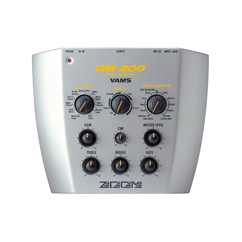 ZOOM GM 200 VAMS + EFFETTI + DISTORSORE - vai con la sigla