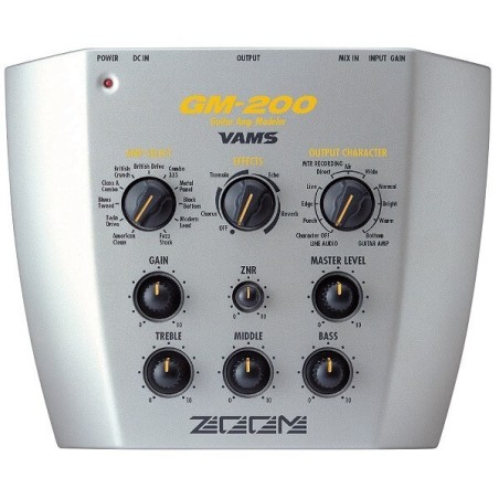 ZOOM GM 200 VAMS + EFFETTI + DISTORSORE - vai con la sigla