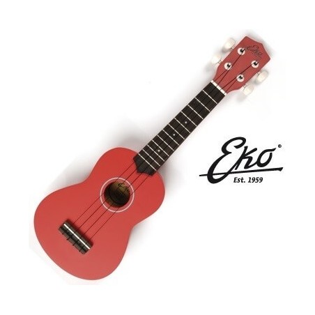 EKO PRIMO Ukulele Soprano red - vai con la sigla