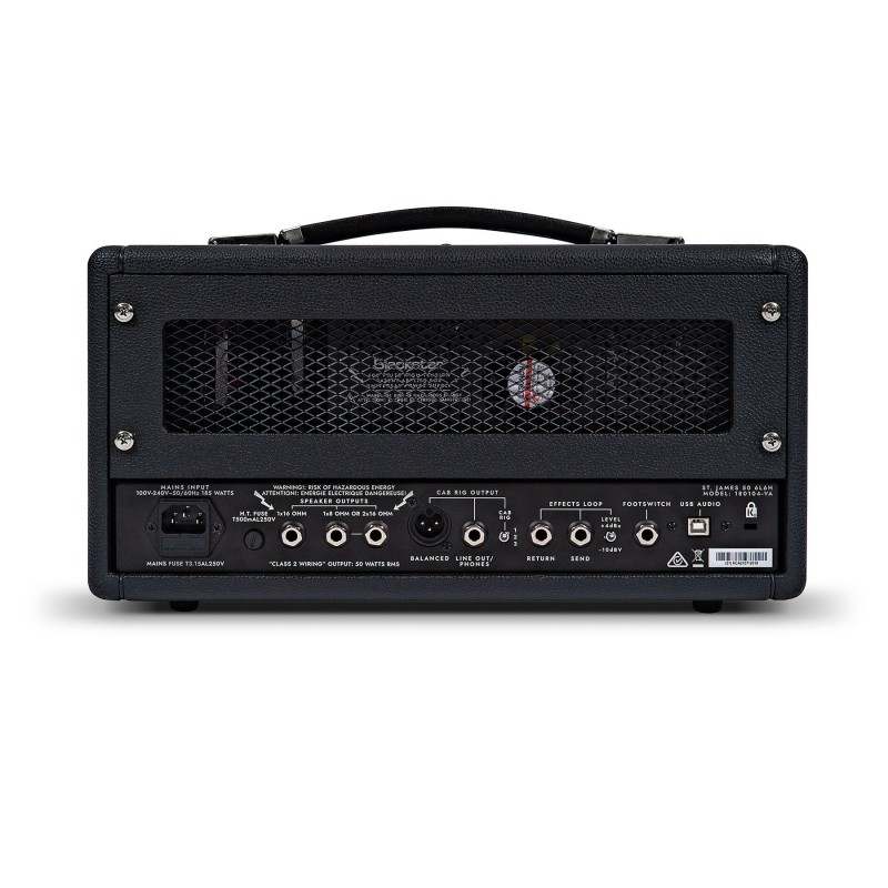 BLACKSTAR ST. JAMES 50 6L6H - BLACK - vaiconlasigla