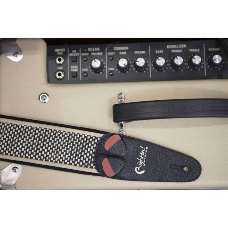 RIGHTON AMPSTRAPS Salt&Pepper Black, tracolla per chitarra e basso - vai con la sigla