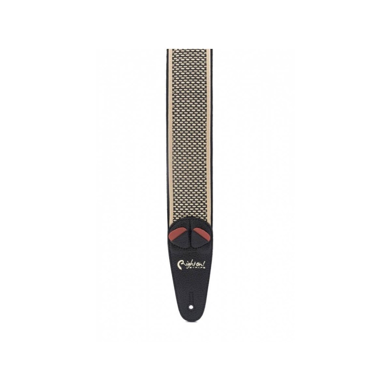 RIGHTON AMPSTRAPS Salt&Pepper Black, tracolla per chitarra e basso - vaiconlasigla