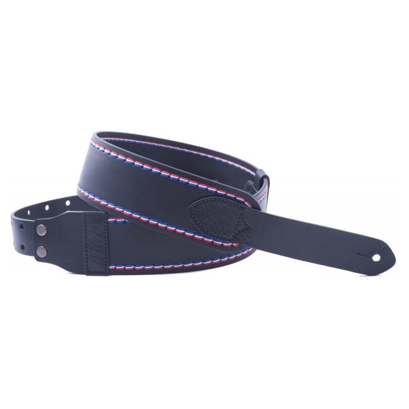 RIGHTON STRAPS French Black, tracolla per chitarra e basso - vaiconlasigla