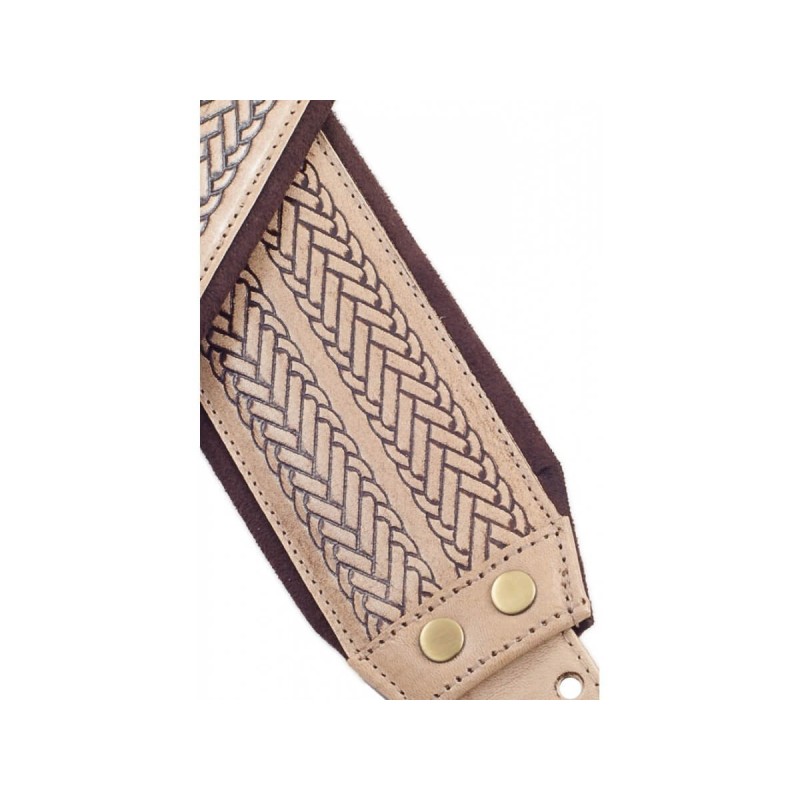 RIGHTON STRAPS TRESS BEIGE, tracolla per chitarra e basso - vaiconlasigla