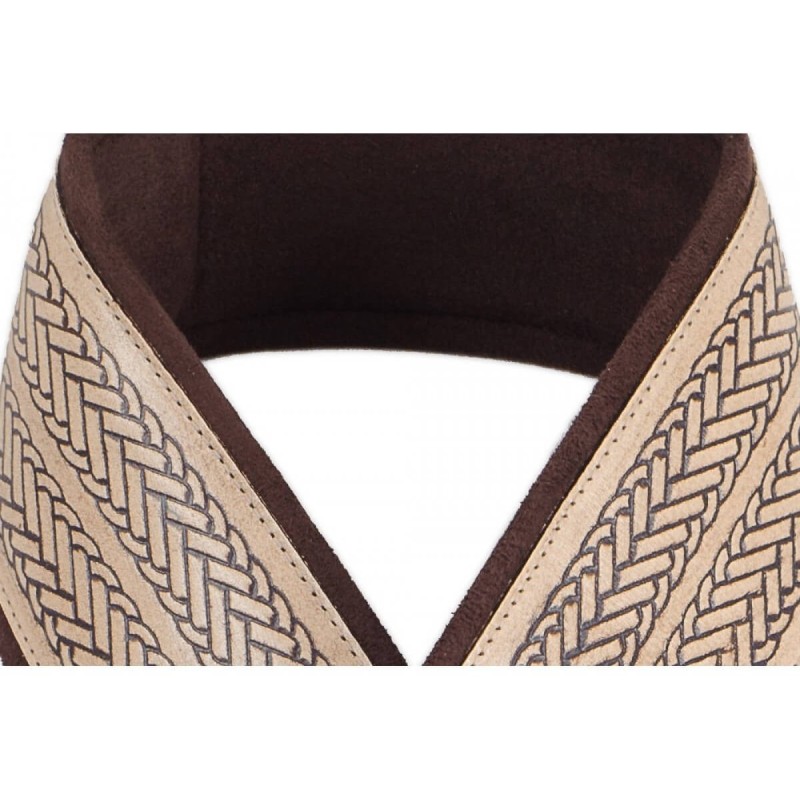 RIGHTON STRAPS TRESS BEIGE, tracolla per chitarra e basso - vai con la sigla