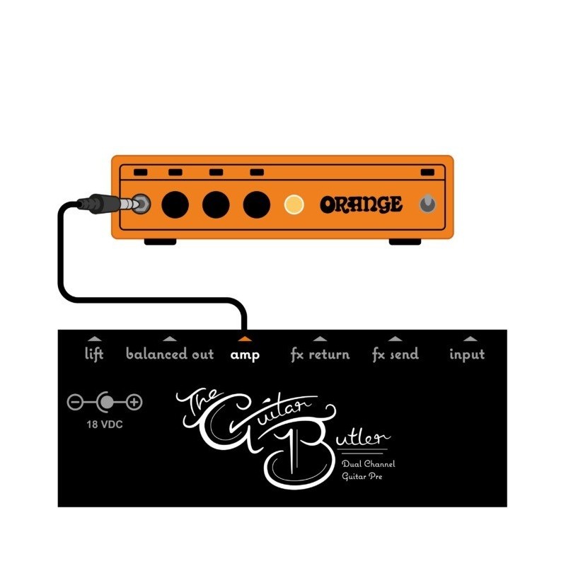 ORANGE GUITAR BUTLER - vaiconlasigla