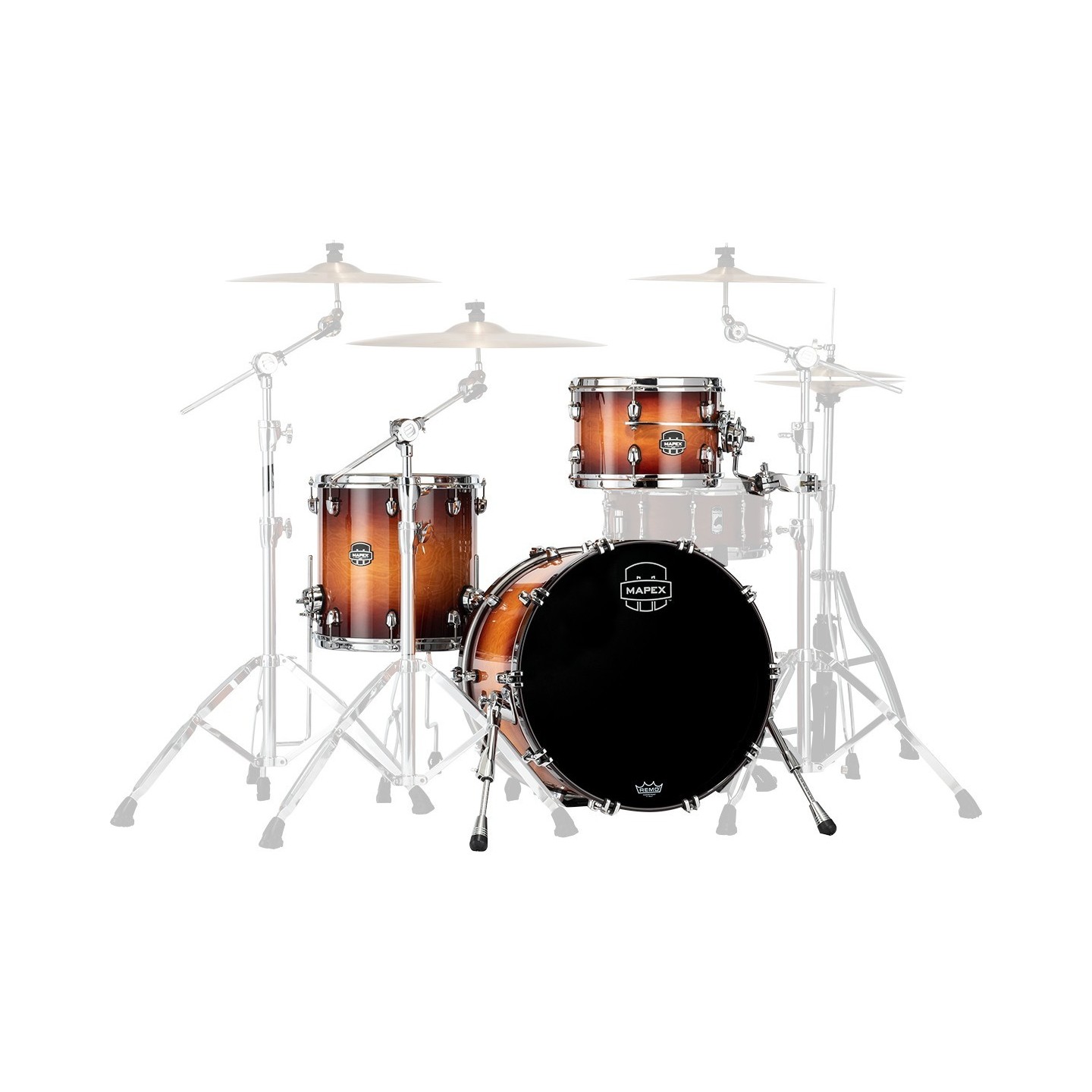 MAPEX IT SE401XHPO SATURN EVOLUTION HYBRID STRAIGHT AHEAD 3 PEZZI EXOTIC SUNBURST - vai con la sigla
