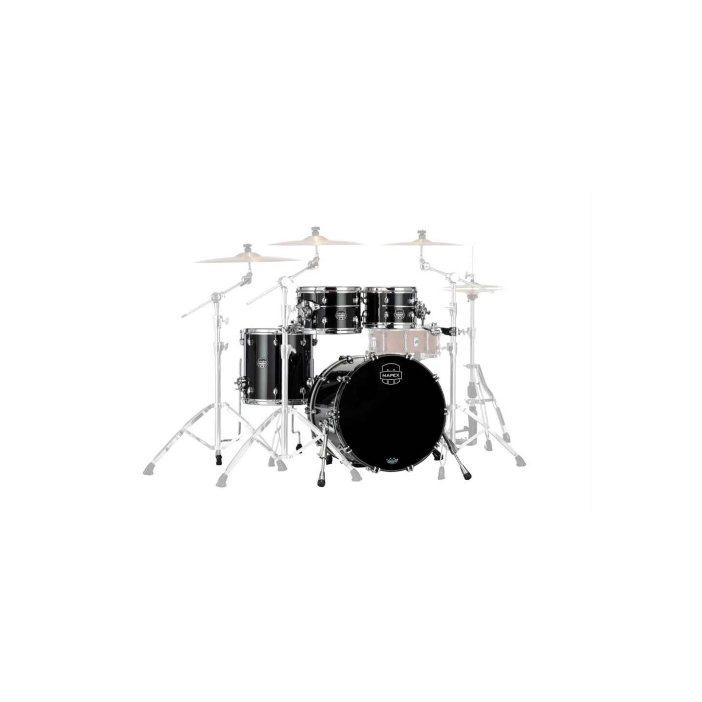 MAPEX IT SE504XMPB SATURN EVOLUTION MAPLE FUSION 4 PEZZI PIANO BLACK - vai con la sigla