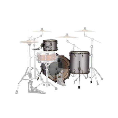 MAPEX IT SE426XHBPG SATURN EVOLUTION HYBRID ORGANIC ROCK 3 PEZZI GUN METAL GREY - vaiconlasigla