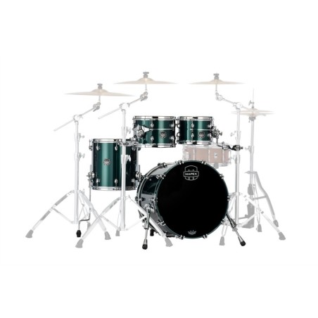 MAPEX IT SE504XMPQ SATURN EVOLUTION MAPLE FUSION 4 PEZZI BRUNSWICK GREEN - vaiconlasigla
