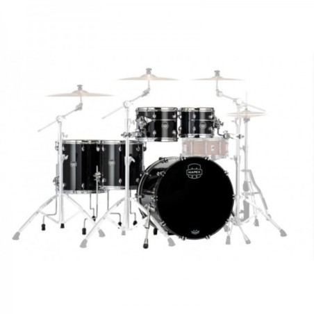 MAPEX IT SE628XMPB SATURN EVOLUTION MAPLE WORKHORSE 5 PEZZI PIANO BLACK - vaiconlasigla
