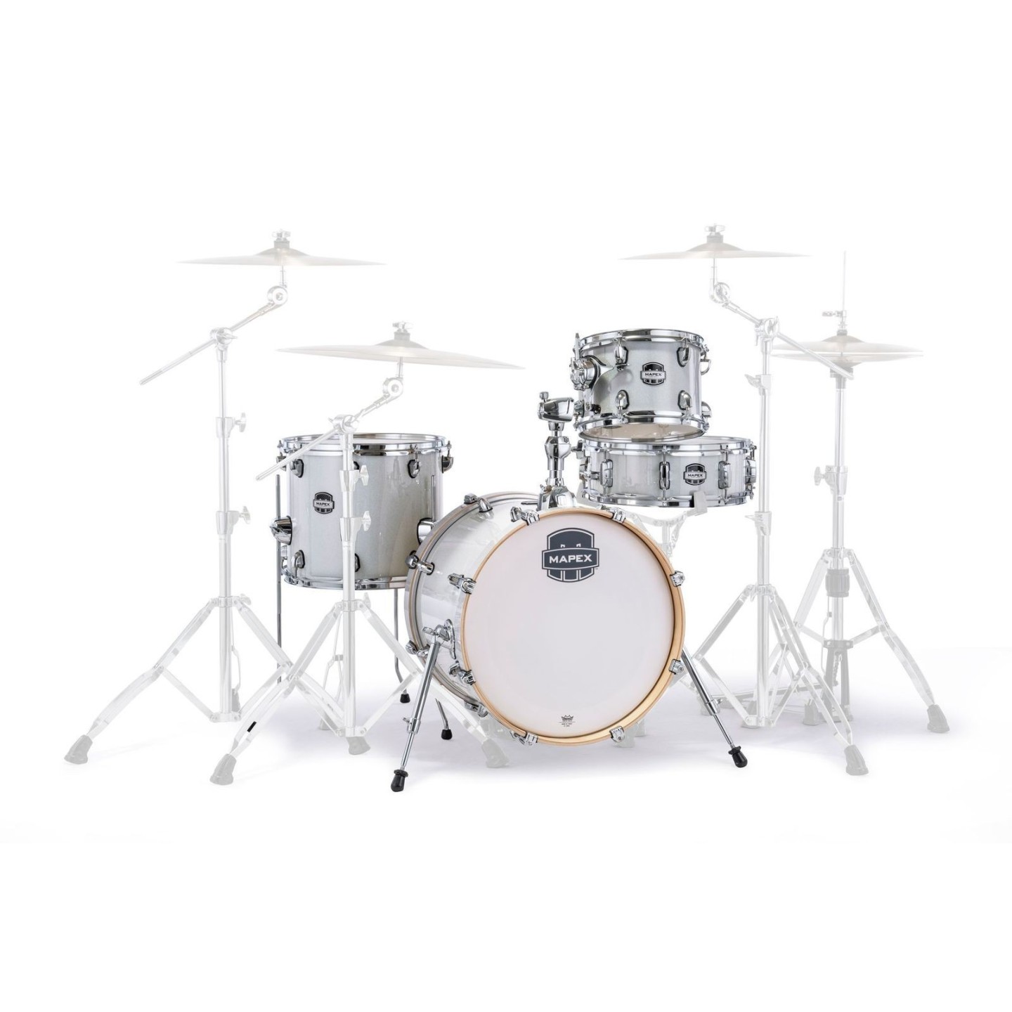 MAPEX IT MA486SDT MARS BIRCH BE BOP 4 PEZZI DIAMOND SPARKLE - vai con la sigla