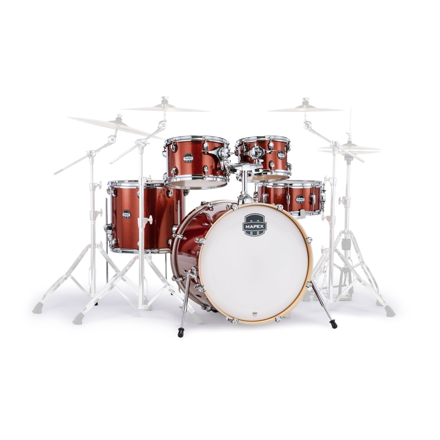 MAPEX IT MA529SFOR MARS BIRCH ROCK 5 PEZZI BLOOD ORANGE SPARKLE - vai con la sigla