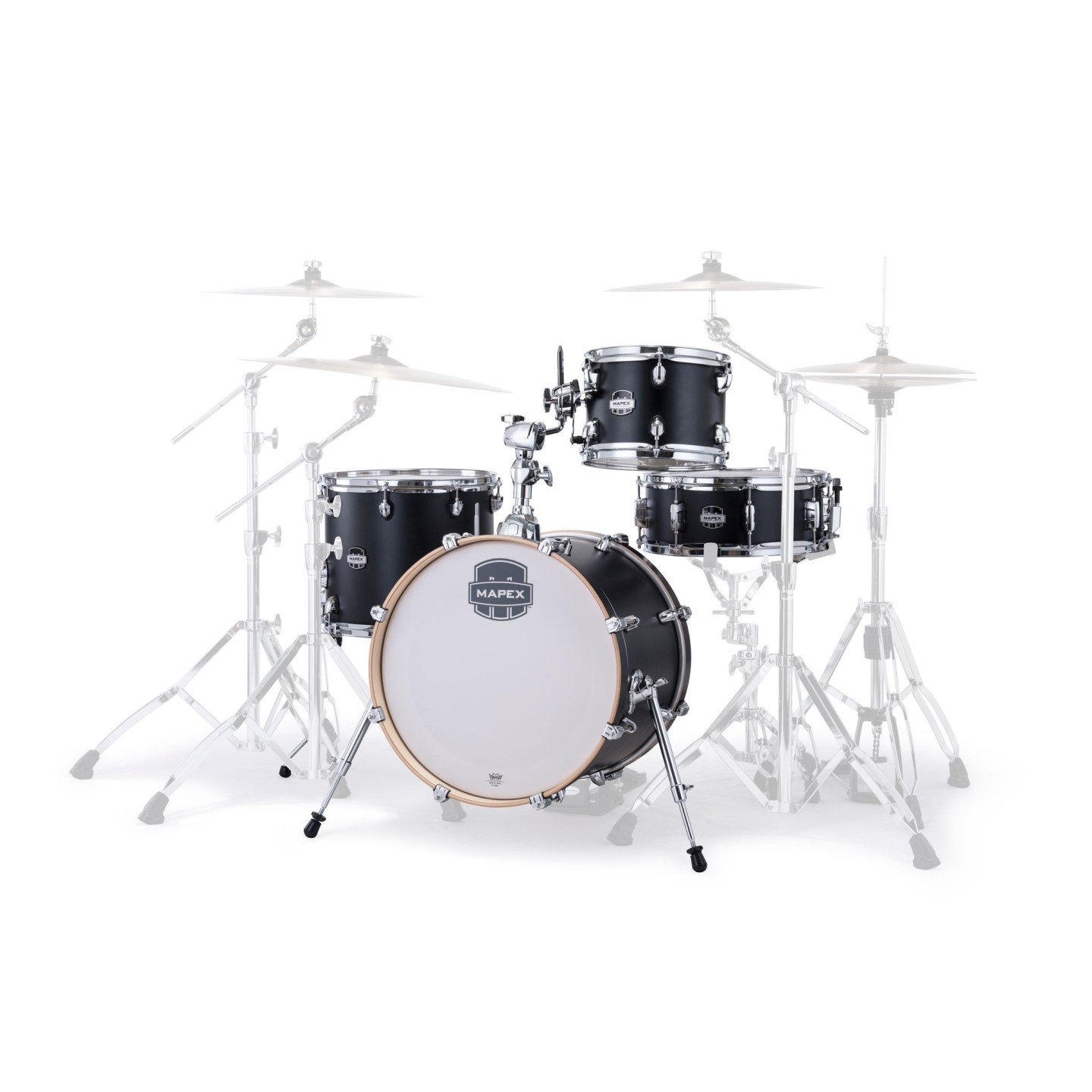 MAPEX IT MM486SKD MARS MAPLE BEBOP 4 PEZZI MATTE BLACK - vai con la sigla