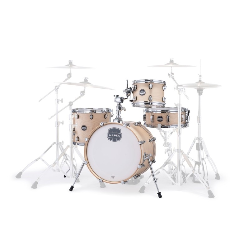 MAPEX IT MM486SNW MARS MAPLE BEBOP 4 PEZZI NATURAL SATIN - vaiconlasigla
