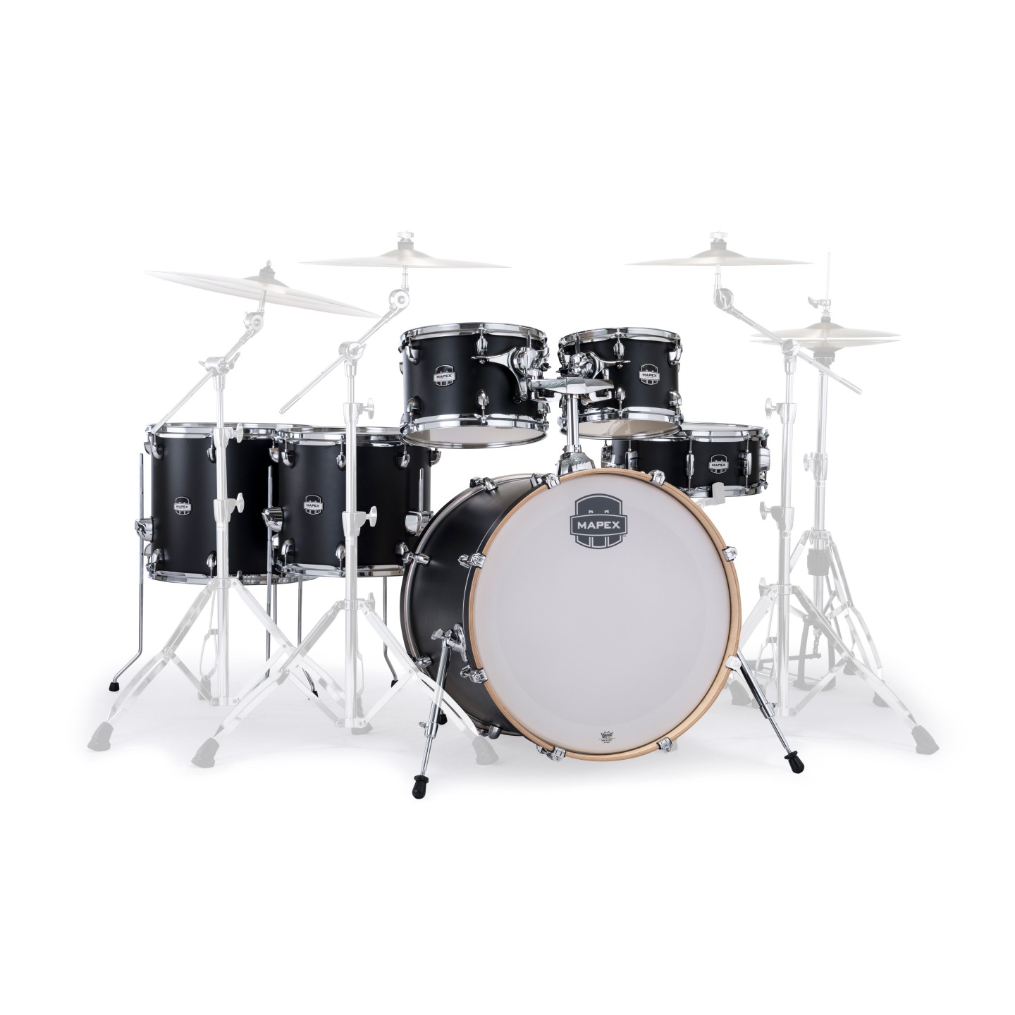 MAPEX IT MM628SFUKD MARS MAPLE STUDIOEASE 6 PEZZI MATTE BLACK - vai con la sigla
