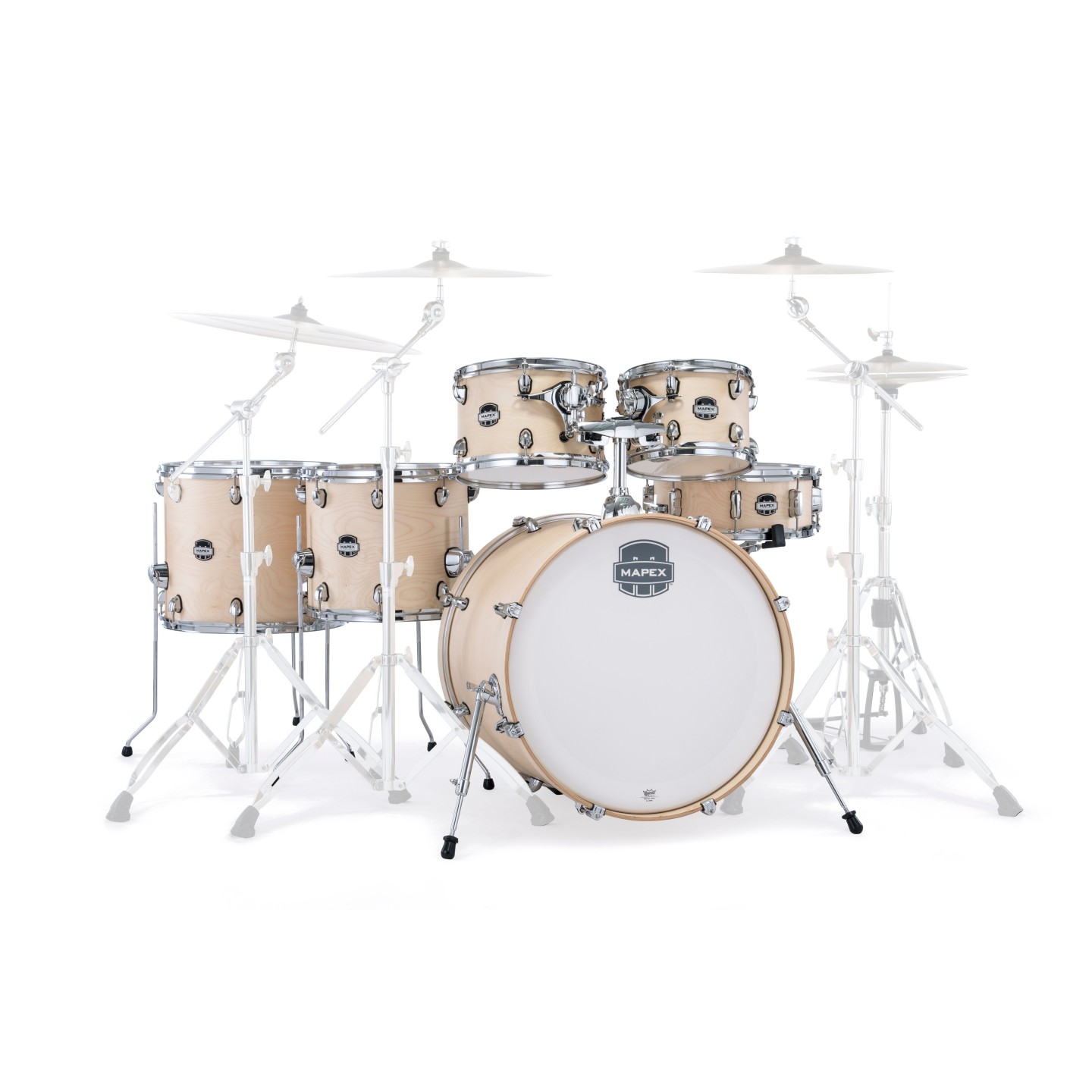 MAPEX IT MM628SFUNW MARS MAPLE STUDIOEASE 6 PEZZI NATURAL SATIN - vai con la sigla