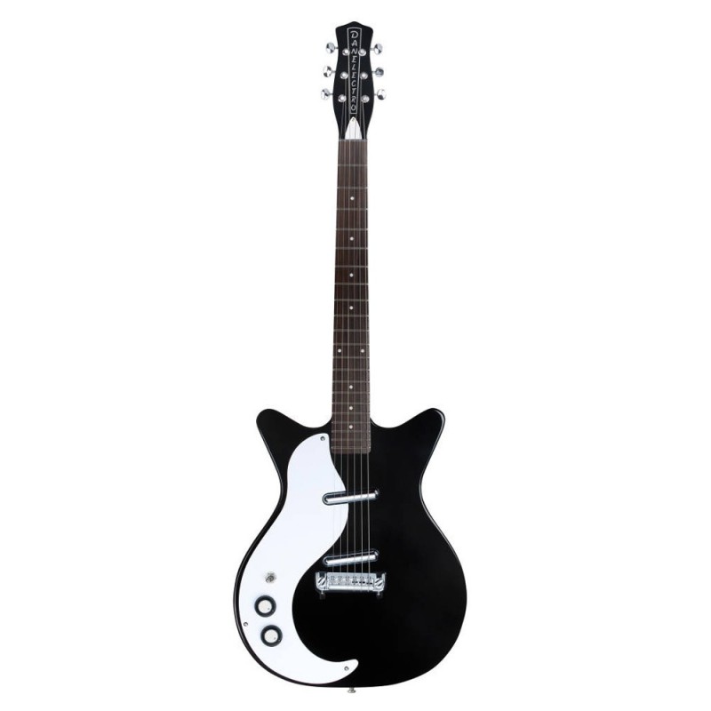 DANELECTRO 59M NOS+ LEFT BLACK - vaiconlasigla