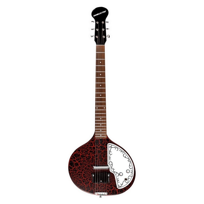 DANELECTRO BABYSITAR RED CRACKLE - vaiconlasigla