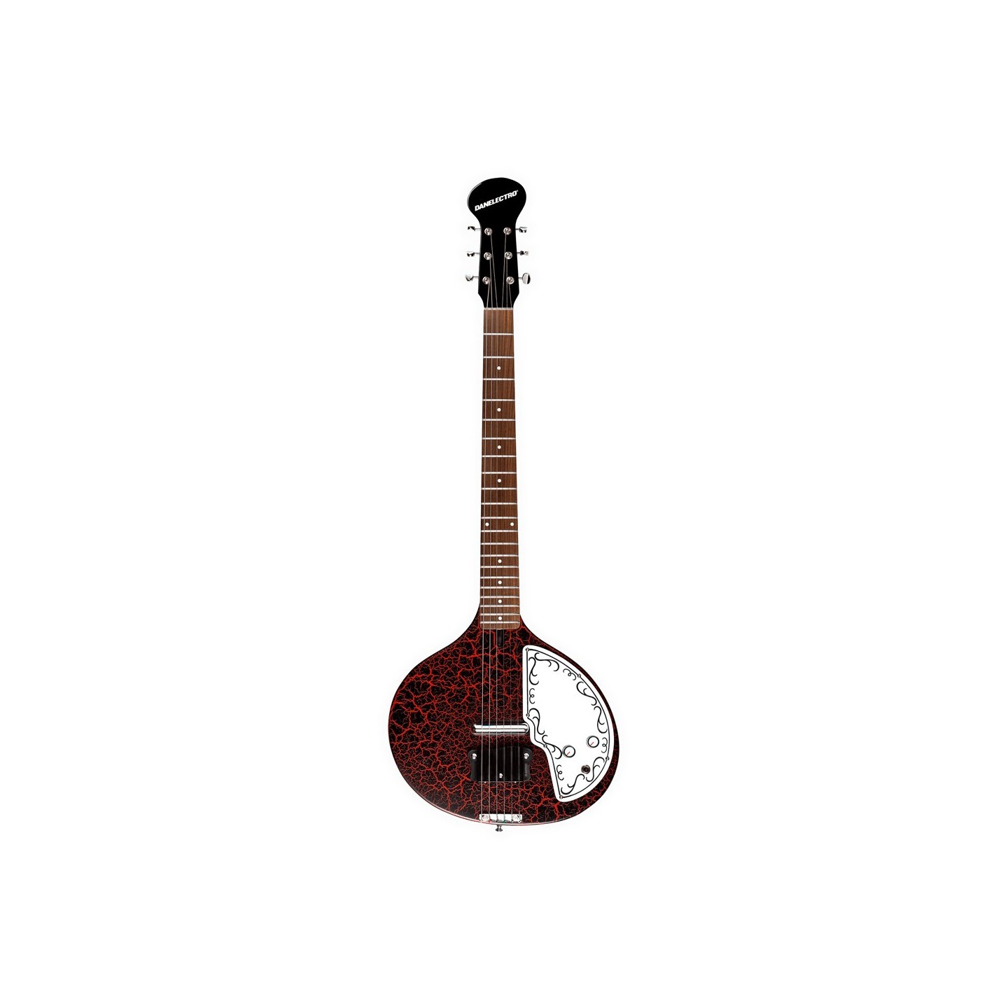 DANELECTRO BABYSITAR RED CRACKLE - vaiconlasigla