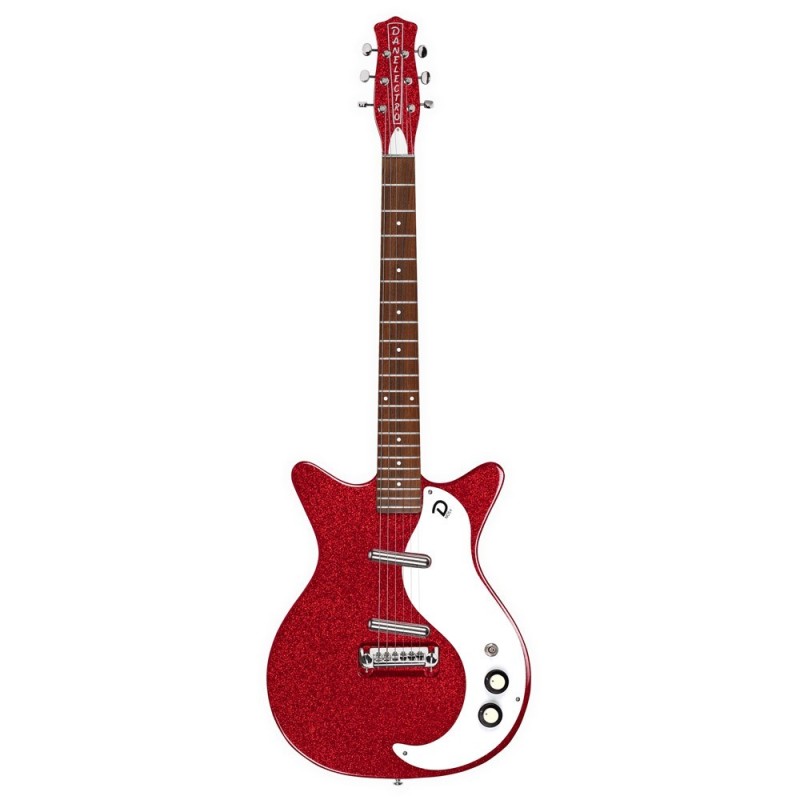 DANELECTRO 59M NOS+ RED METALFLAKE - vaiconlasigla