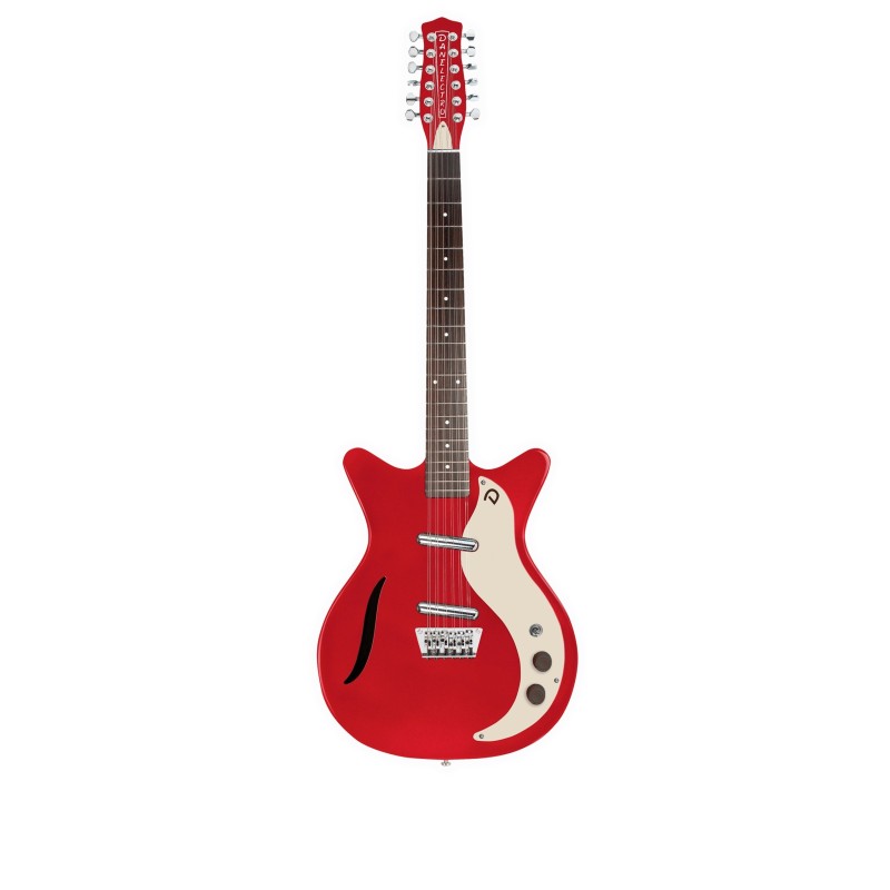 DANELECTRO VINTAGE 12STR GUITAR RED METALLIC - vaiconlasigla