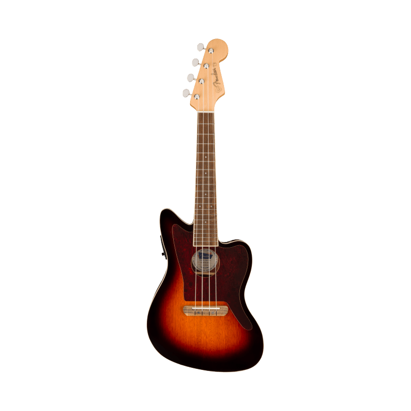 FENDER Jazzmaster Uke, Walnut Fingerboard, Tortoiseshell Pickguard, 3-Color Sunburst - vai con la sigla