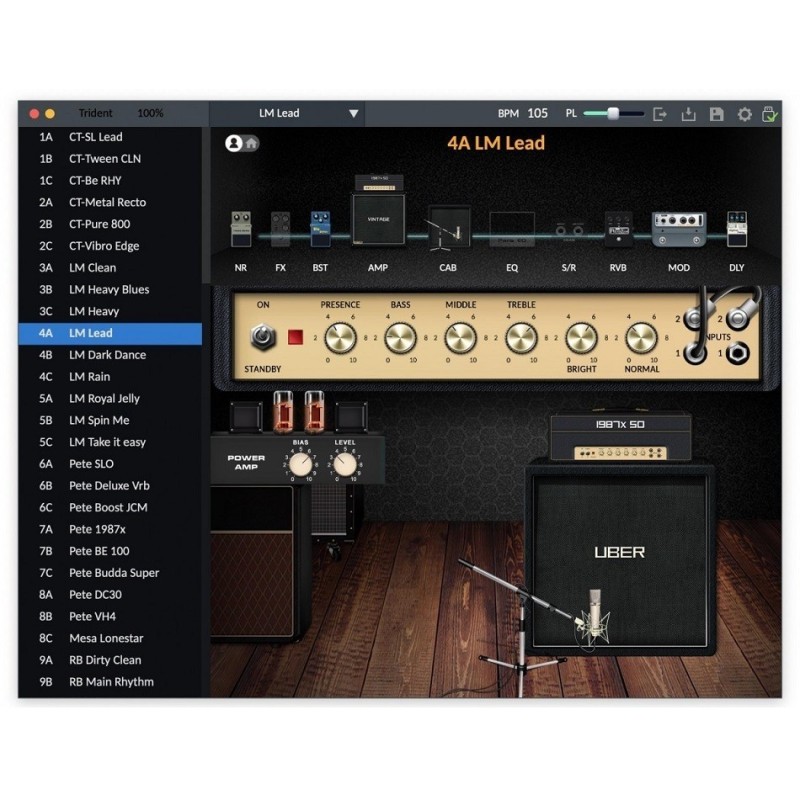 NUX TRIDENT NME-5 Pedaliera modeler per chitarra - vaiconlasigla