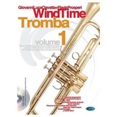WINDTIME  METODO DI TROMBA + CD ROM di Gianluca Cavatta - vai con la sigla