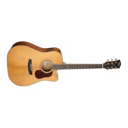 CORT GOLD DC-6 NAT , chitarra acustica elettrificata con custodia - vai con la sigla