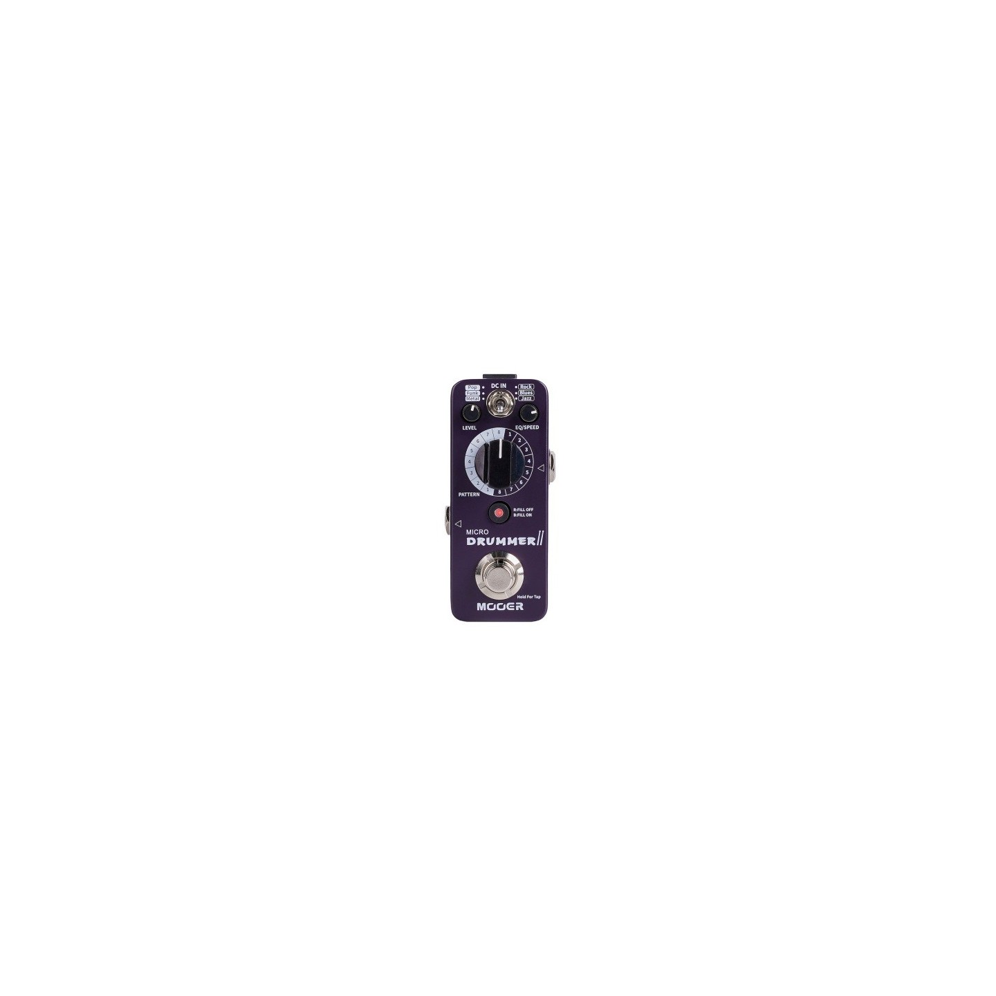MOOER MICRO DRUMMER II, Batteria elettronica digitale in formato pedale - vai con la sigla