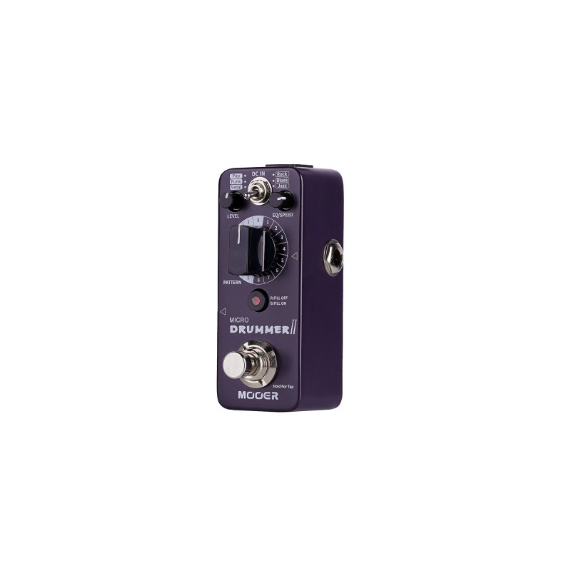 MOOER MICRO DRUMMER II, Batteria elettronica digitale in formato pedale - vai con la sigla