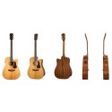 CORT GOLD DC-6 NAT , chitarra acustica elettrificata con custodia - vaiconlasigla
