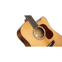 CORT GOLD DC-6 NAT , chitarra acustica elettrificata con custodia - vai con la sigla