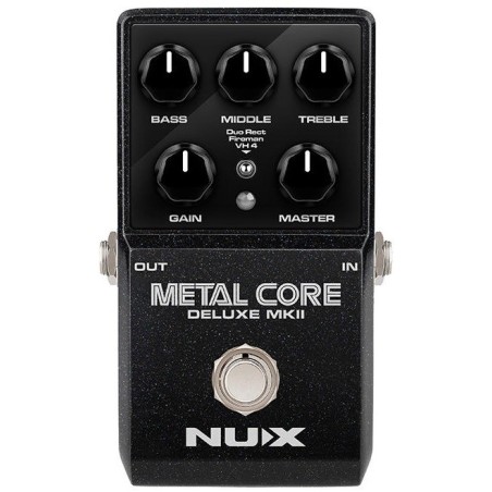 NUX Metal Core Deluxe MKII, Pedale preamp high gain con uscita IR - vaiconlasigla
