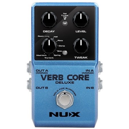 NUX VERB CORE DELUXE MKII, Pedale multi riverbero - vai con la sigla