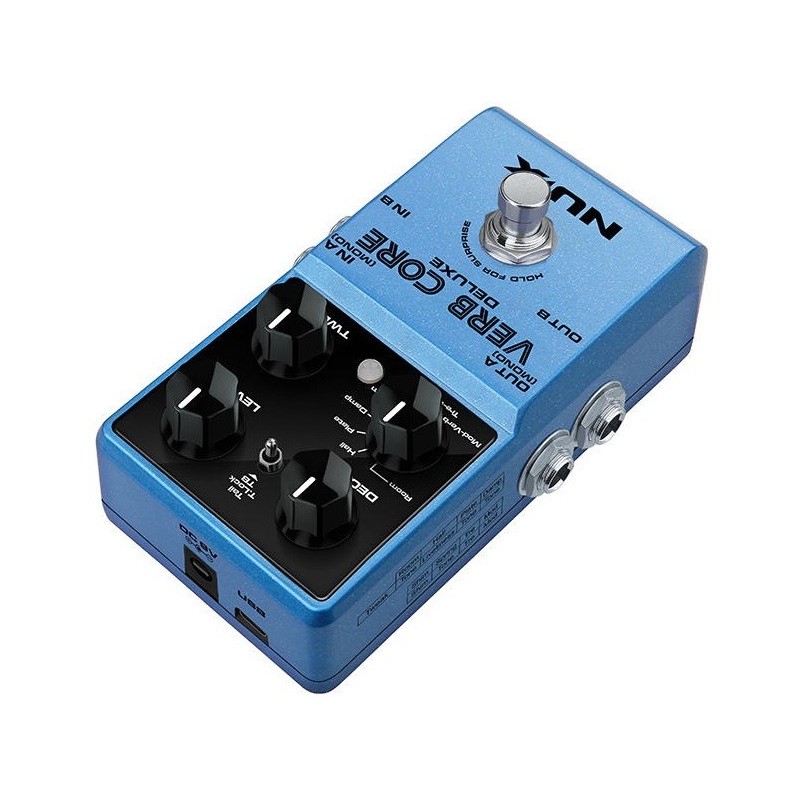 NUX VERB CORE DELUXE MKII, Pedale multi riverbero - vaiconlasigla