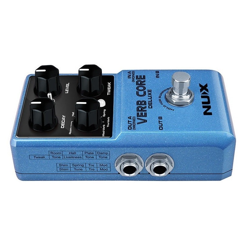 NUX VERB CORE DELUXE MKII, Pedale multi riverbero - vaiconlasigla