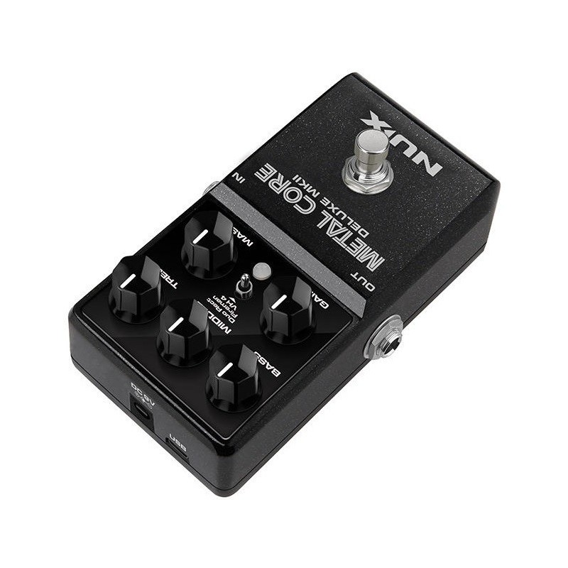 NUX Metal Core Deluxe MKII, Pedale preamp high gain con uscita IR - vai con la sigla
