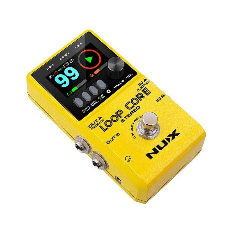 NUX LOOP CORE STEREO, Pedale Looper stereo - vai con la sigla