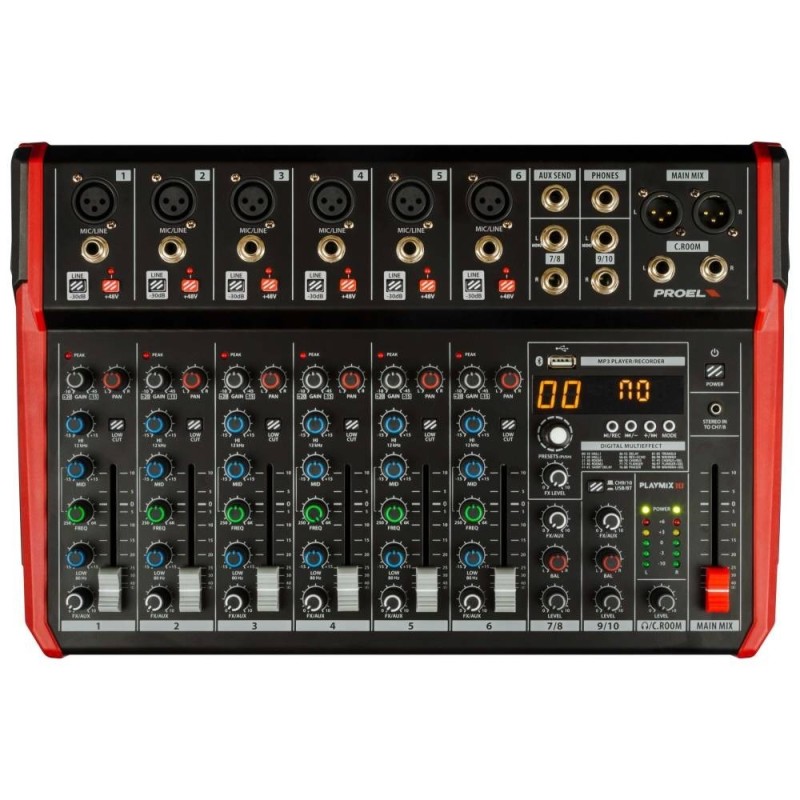 Proel Playmix10 mixer compatto 10 canali - vaiconlasigla