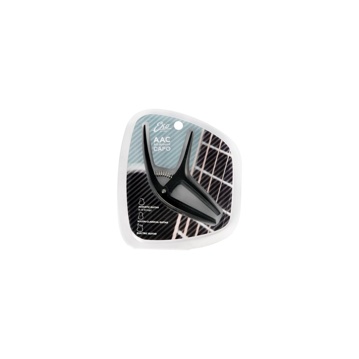 EKO GUITARS - AAC ALL-AROUND CAPO, capotasto mobile - vaiconlasigla