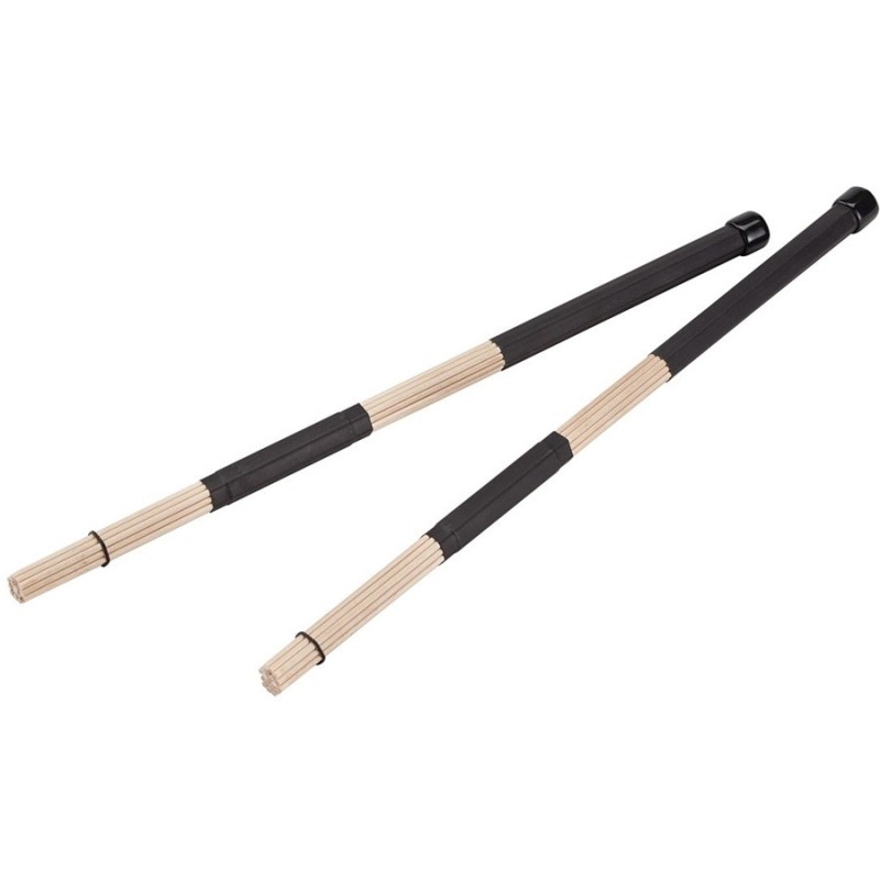 SOUNDSATION WBR-10 Coppia spazzole in legno con impugnatura in gomma - vaiconlasigla